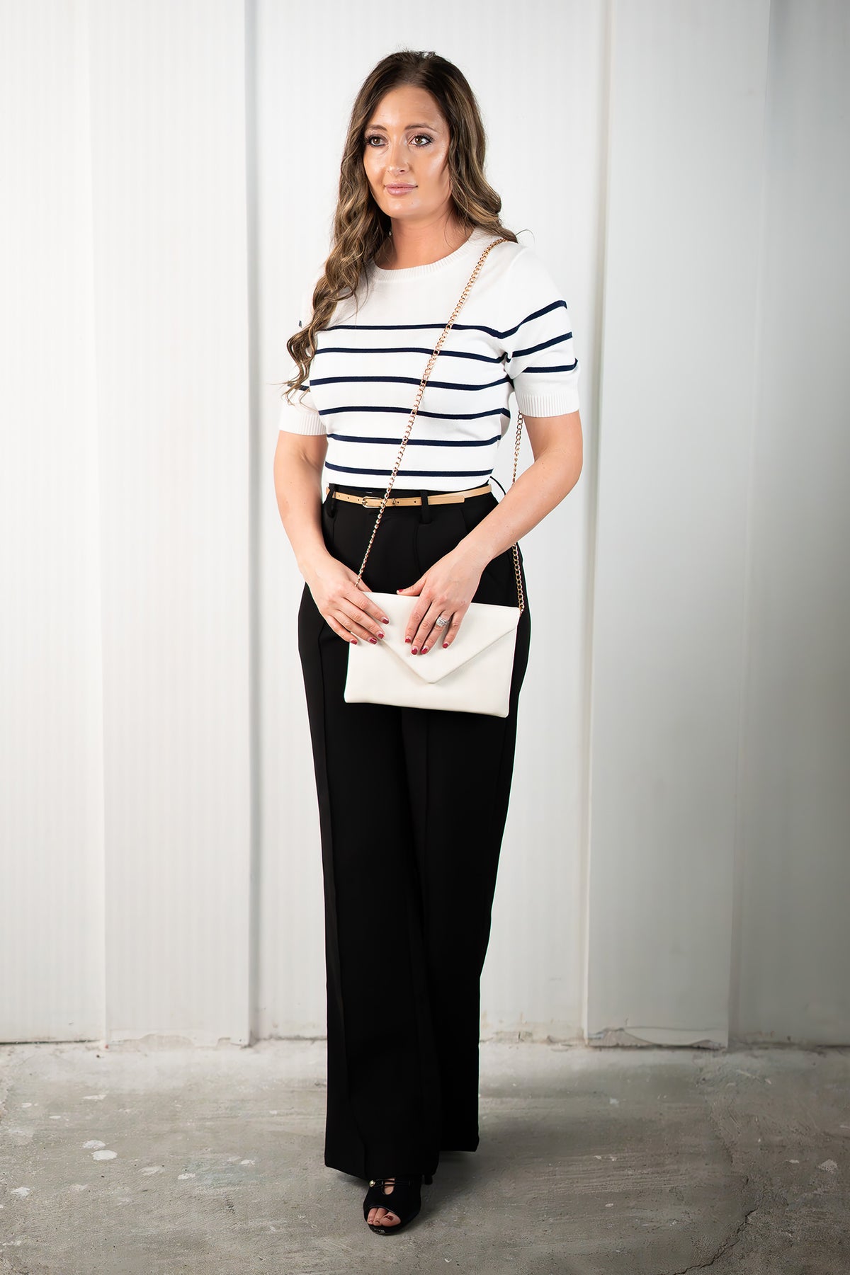 Preppy Striped Top