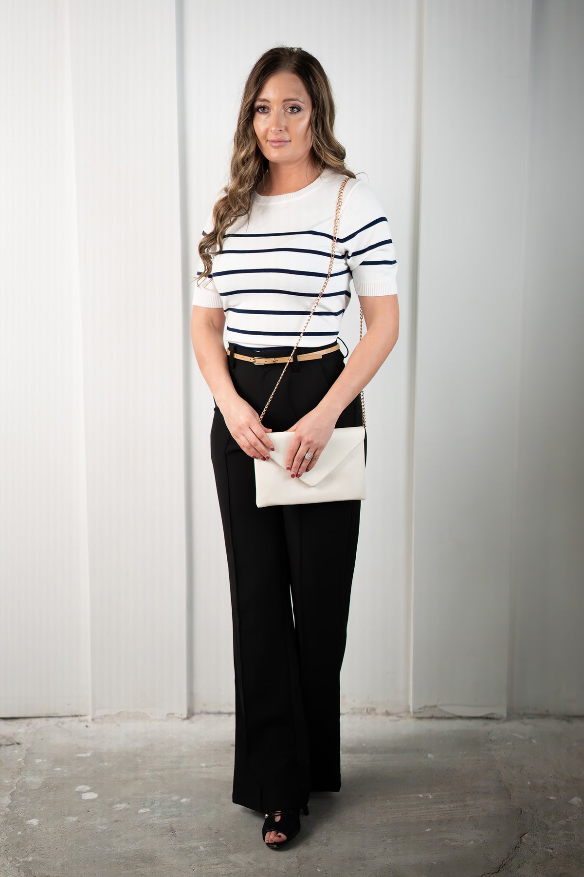 Preppy Striped Top