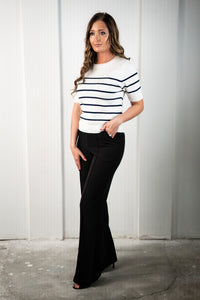 Preppy Striped Top