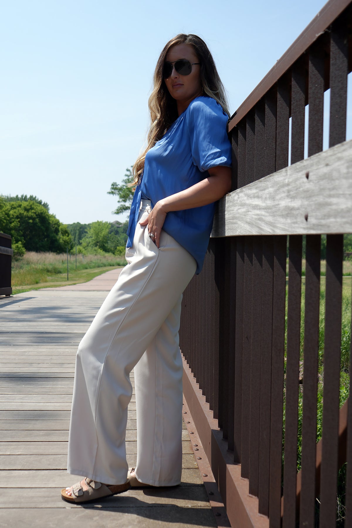 Wide Legged Tailored Pants