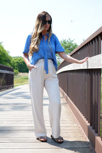 Wide Legged Tailored Pants