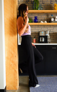 Asymmetrical High Waisted Dress Pants